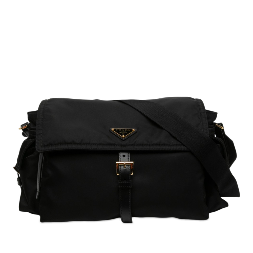 Pre-Loved Prada Large Re Nylon Explore Messenger Bag
